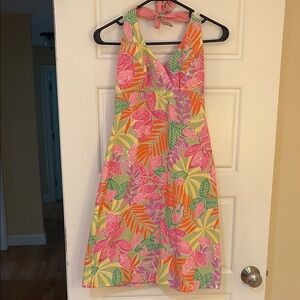 Lily Pulitzer👗Vintage Design Halter Dress..
Size 0